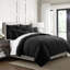 Ensemble de housse de couette en velours de couleur unie 8 pièces Cascade-98194598-98194606