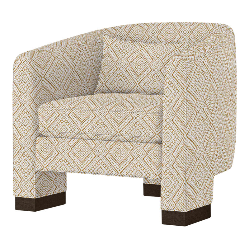 Fauteuil demi-tonneau Admiral, Perigold Iguazu chameau, Expresso