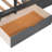 Bunk Bed With Loft In Gray, Two Drawers - Functional Bedroom Asset Twin And Drawers, Gray Create A Comfortable-1471772014