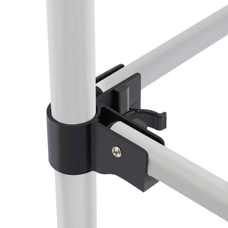 Porte-vêtements pliable, Argent argent