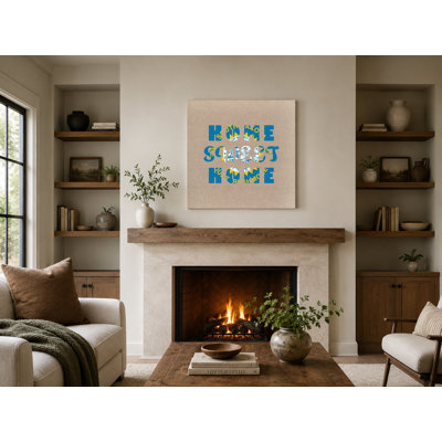 Home Sweet Home — Square Canvas Wall Art