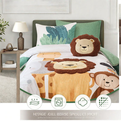 Animal Print Comforter Set