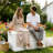 120 Gallon Waterproof Large Resin Deck Box Indoor Outdoor, Lockable Storage Container for Patio Furniture Tools, Waterproof Deck Box with Hydraulic Rod Patio Storage Bin for Pool Garden, White-122911339