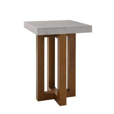 Table de bout en faux béton