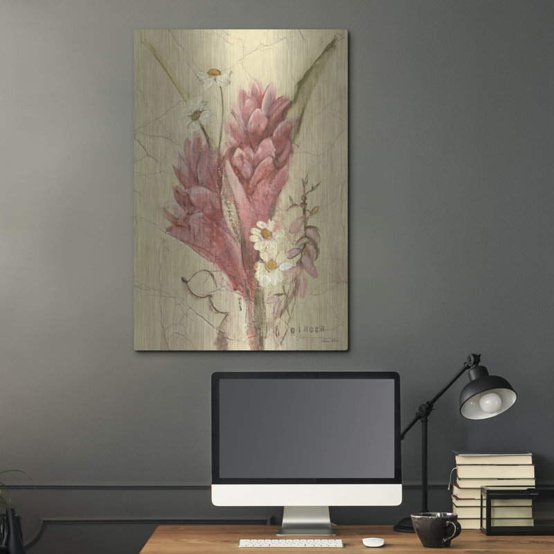 Art mural en métal Winston Porter «Ginger» par Cheri Blum, H 36 po x l 24 po