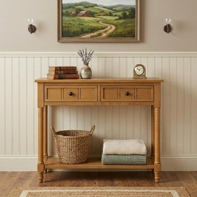 35.5'' Solid Wood Console Table