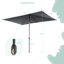 Parasol de marché rectangulaire 9 pi x 6 pi Rosanne-860003966