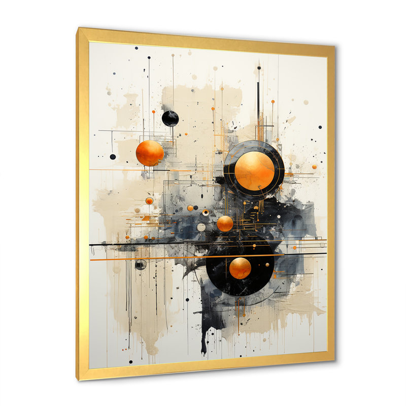 Impression sur toile Zodiac_106464, H 32 po x l 24 po x P 1 po, Encadrement doré