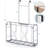Metal Wall Organizer with Wall Baskets