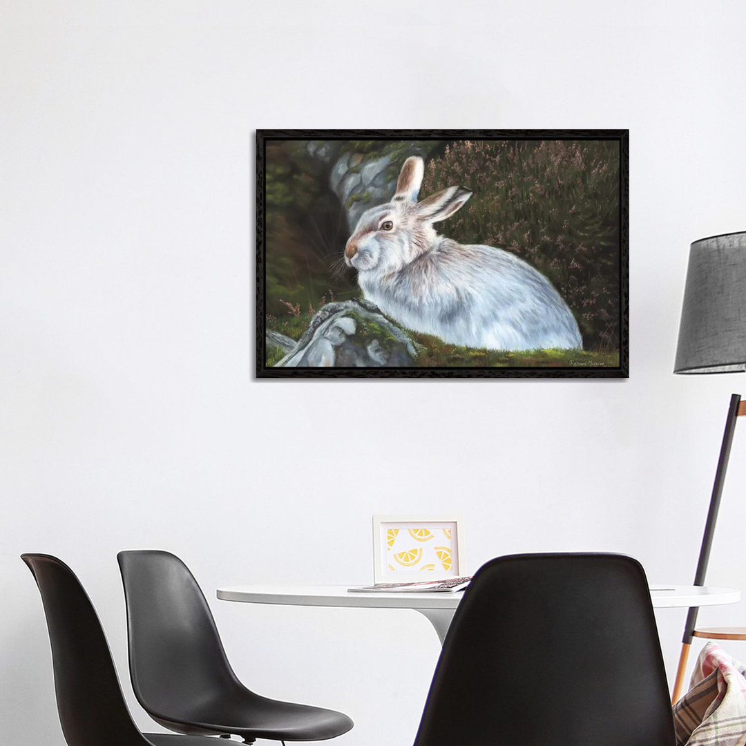 Hase von Richard Macwee - Galerie-verpackte Leinwand Giclée auf Leinwand