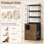 Enclosed Litter Box Enclosure-1119956616