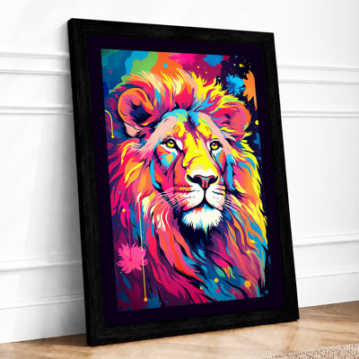 Electric Lion Modern - Print