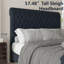 Structure de lit plateforme en velours Mieya-1695723881