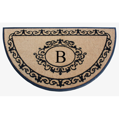 Paillasson d'entrée de porche d'extérieur Bahily