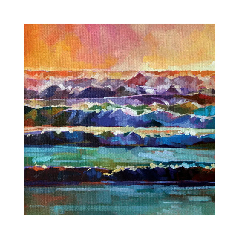 Whitewater At Rossnowlagh Beach II - Wrapped Canvas Painting, 30.48 cm H x 30.48 cm W