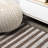 Aghamjot Modern Offset Stripe Brown/Beige Indoor/Outdoor Rug-2099888948