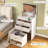 3 In 1 Vanity Desk With Flip-up Mirror & Chair