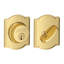Single Cylinder Deadbolt with Camelot Trim-1582876481