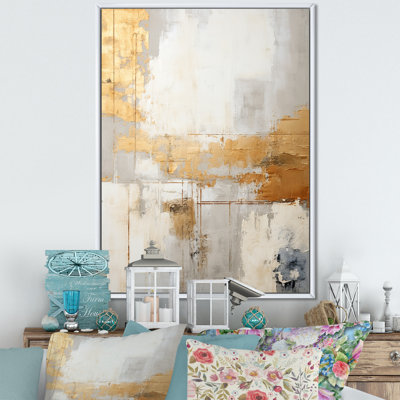 Lakehouse Foilage Solitude II - impressions sur toile abstraites