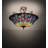 Afkar Glass Semi Flush Mount