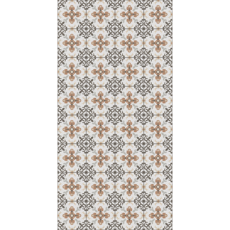 Nutmeg Beige Cushioned Kitchen Mat, Rectangle  2' x 3'