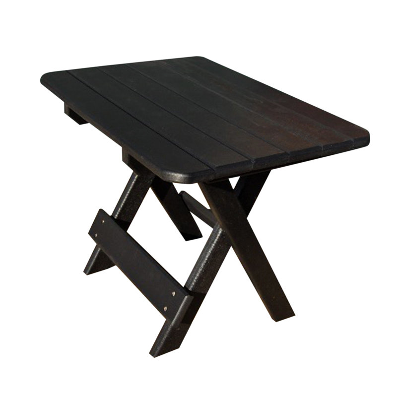 Table d'appoint pliable Ansel, Noir