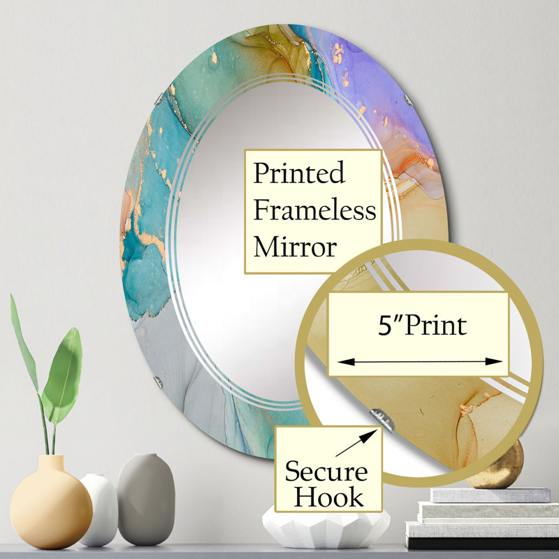 Oval Mirror, 30" x 20"
