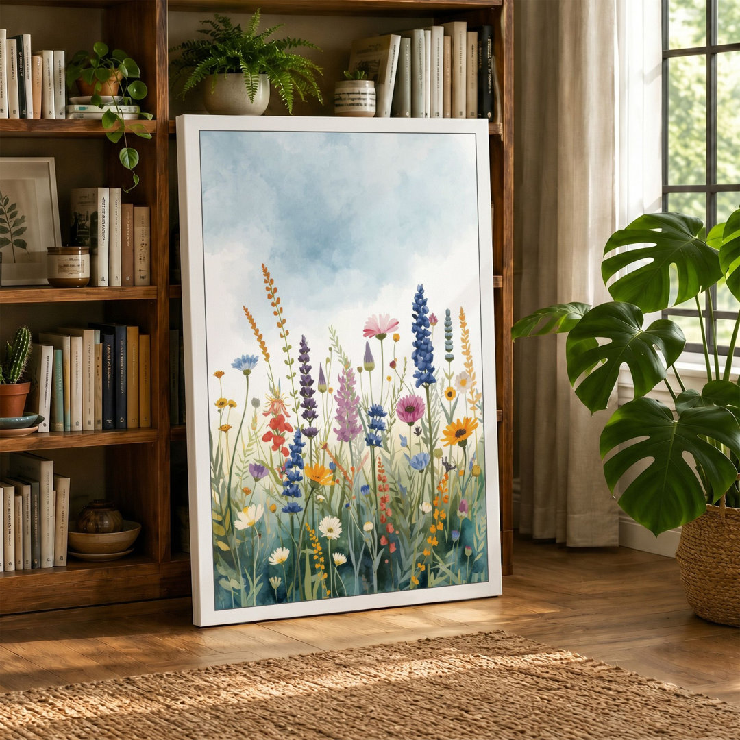 Wildflower Meadow Botanical - Wrapped Canvas