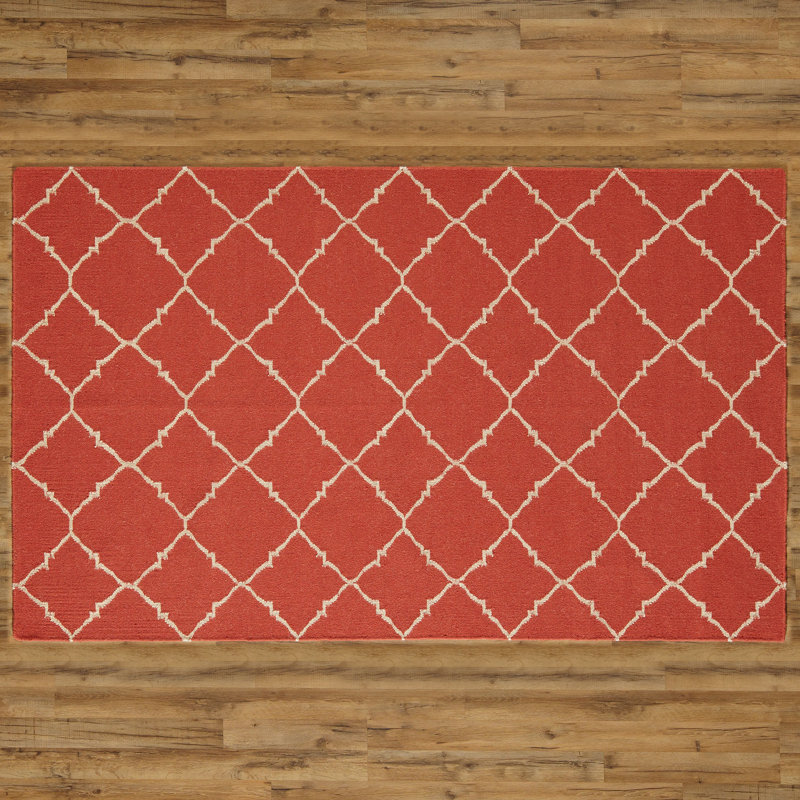 Kramer Wool Geometric Indoor Rug, Rectangle 2' x 3'