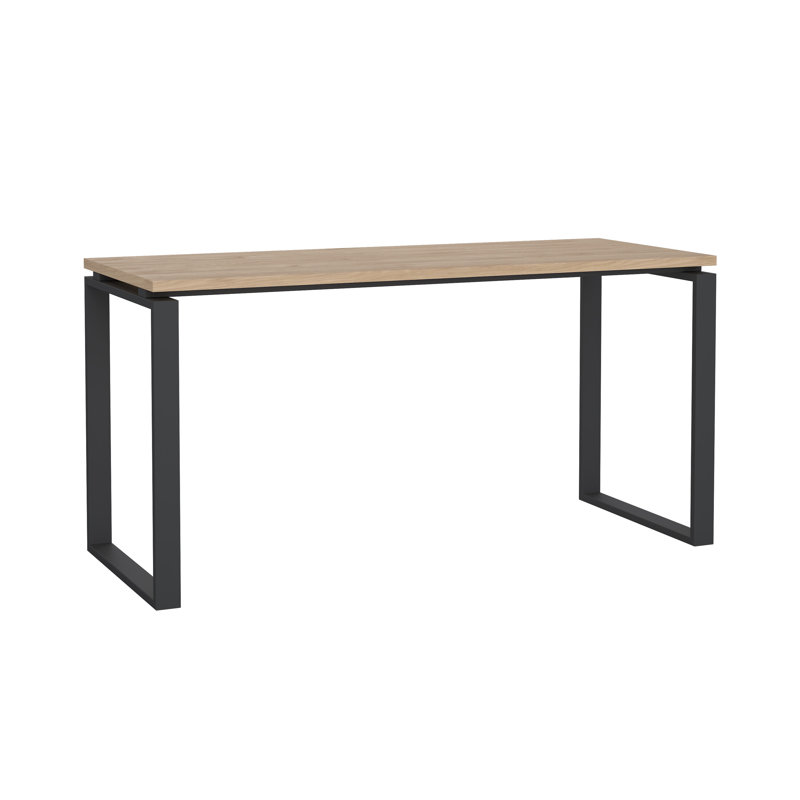 Bureau d'écriture rectangulaire l 59,06 po Embrie, Gris mat