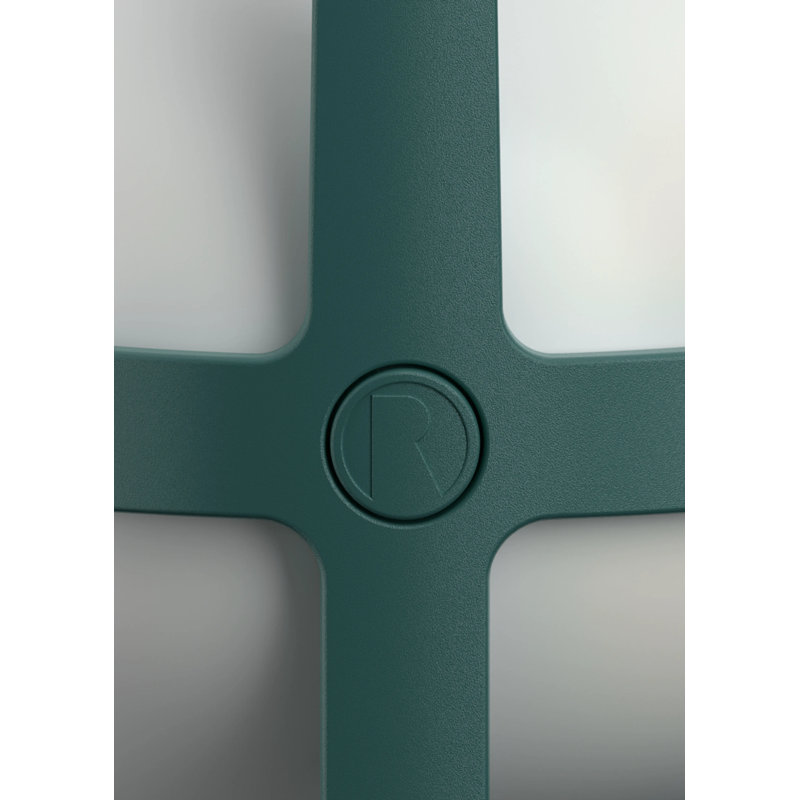 Soft Spot Solar Circular, Forest Green, 9.8" H x 5.9" W x 5.9" D