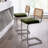 Crumley Upholstered 25.6" Velvet Counter Stool with Rattan Cane Back and Metal Frame-584333008
