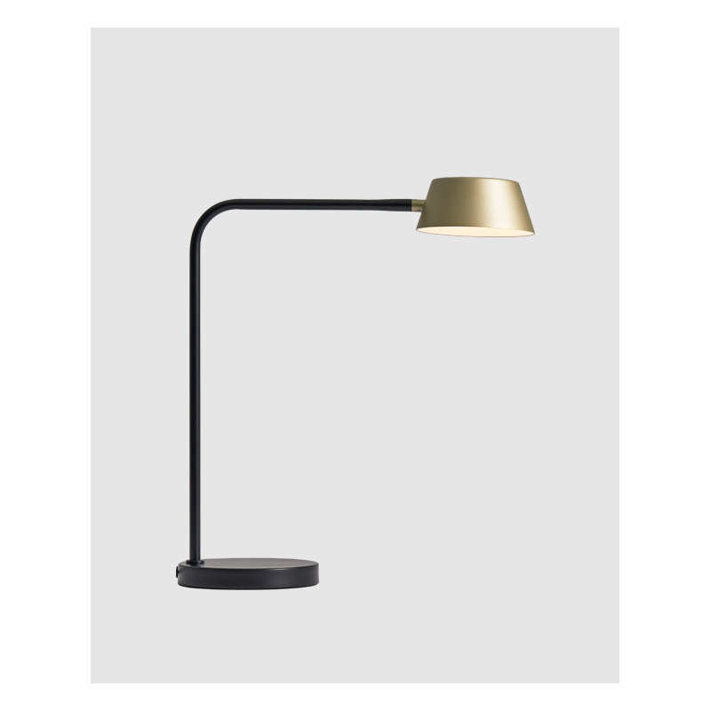Olo LED Desk Table Lamp, Gold
