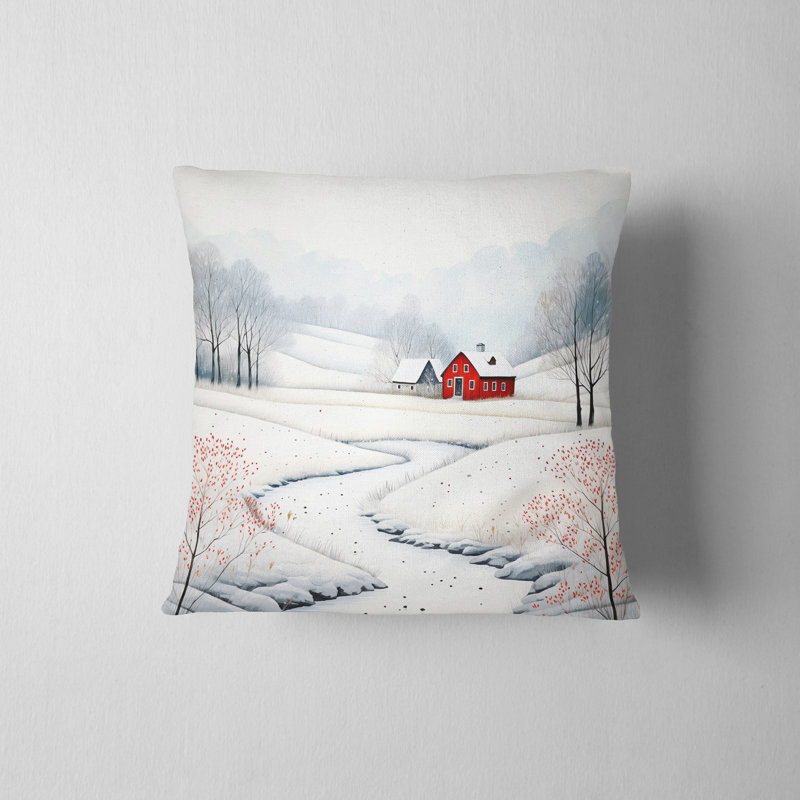 Housse de coussin Red Country House, H 16 po x l 16 po