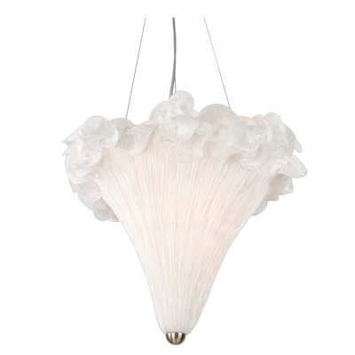 Luminaire suspendu en tissu 1 lumière Eclectic