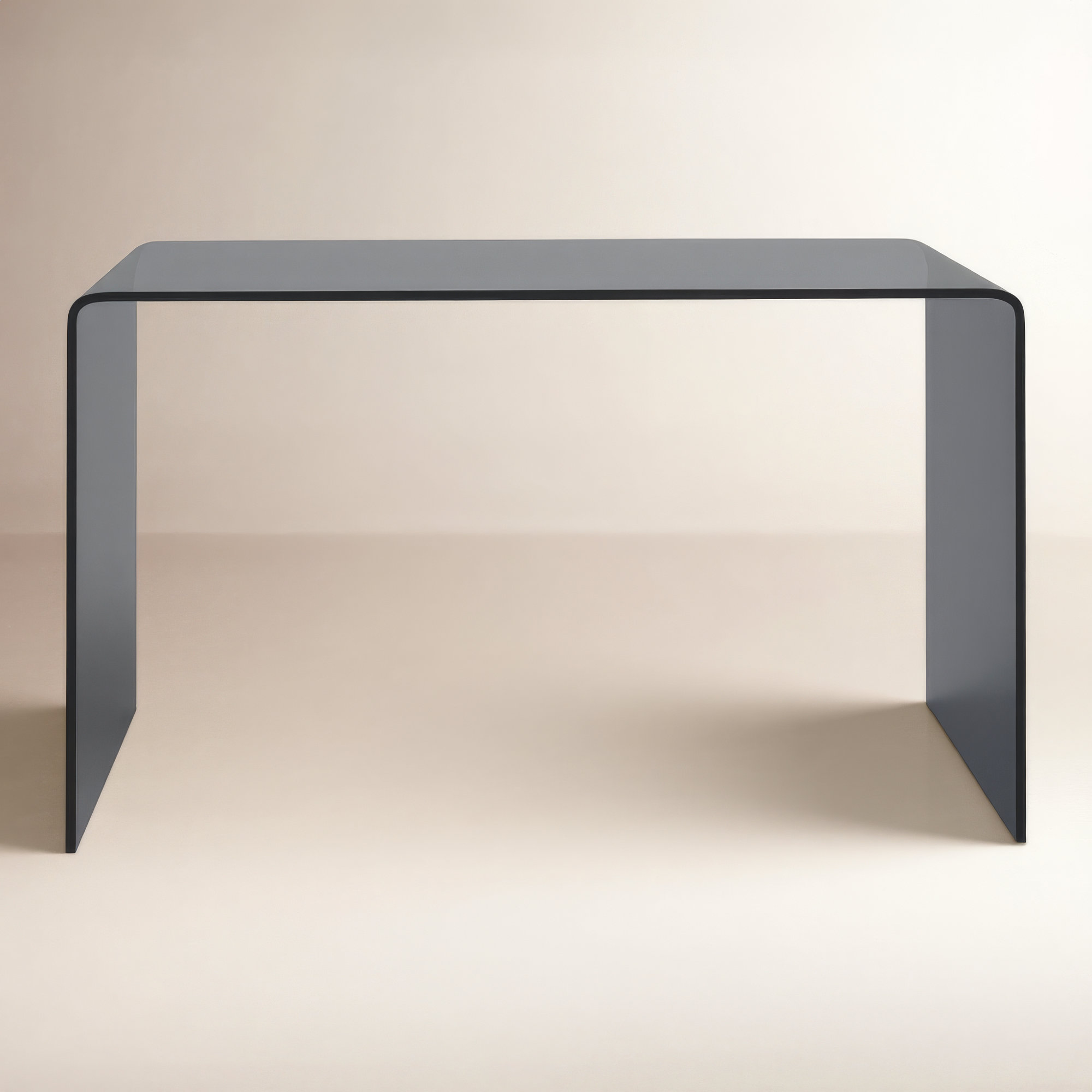 Alberty Writing Desk, 29" H x 50" W x 27.5" D, Dark Gray