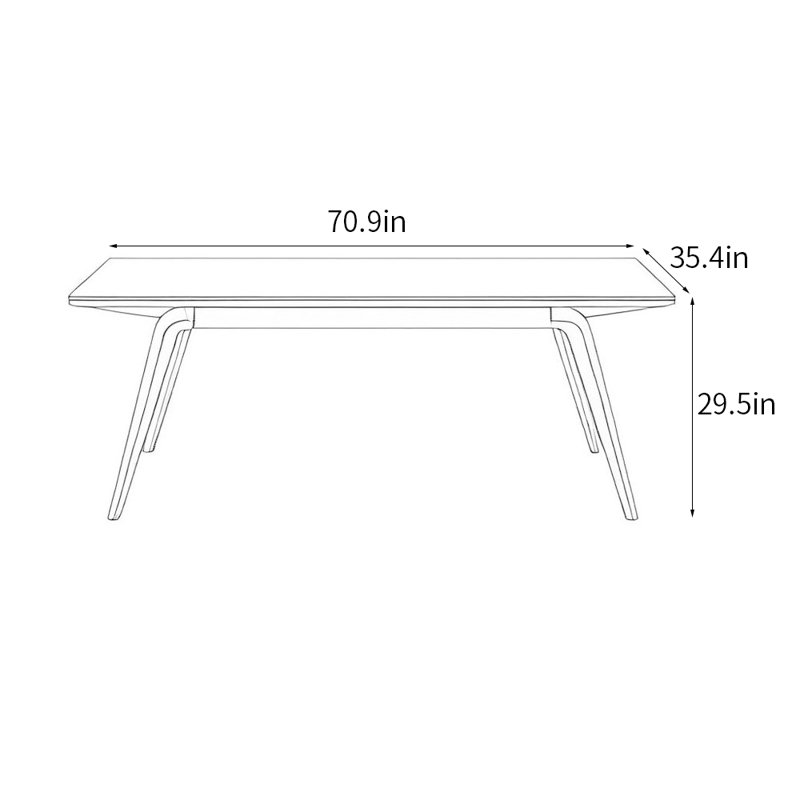 Eolande, 29.5"H x 70.9"L x 35.4"W