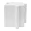 Table d'appoint modulaire Convex Edge MGO, intérieur et extérieur, blanc | Idée de cadeau-1219271331-1219271388