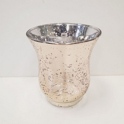 3.5'' H Mercury Glass Tabletop Votive Holder