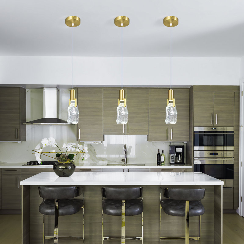 Luminaires suspendus dorés modernes Modern Kitchen