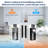 Demilare Nano ice fog refrigeration technology, 2000L water tank with large capacity, high-power ultrasonic atomization, shaking head touch sensor switch, wide Angle 120 degrees stereoscopic air supply, environmental noise less than 35dB