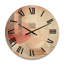 Horloge murale surdimensionnée en forme de lune de sang rouge III-1232950570