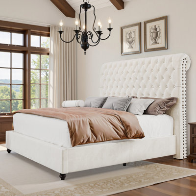 Jamileth Upholstered Sleigh Bed
