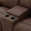 Causeuse espresso avec console Espresso 