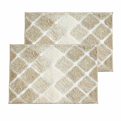 Tapis de bain en microfibre surdimensionné Spa - paquet de 1 ou 2 24 po x 36 po
