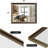 Retro Copper-Framed Wall Mirror