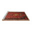 Tapis oriental multicolore tissé à la machine Oriental-781692232