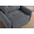 Francesca 35"W Dark Gray Woven Convertible Armchair-927657929