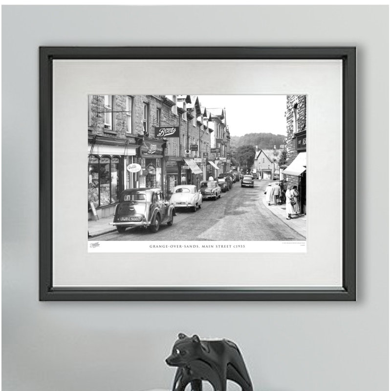 Grange-over-Sands, Main Street C1955 by Francis Frith - Single Picture Frame Print, 45cm H x 60cm W x 2.3cm D