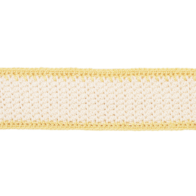 Schumacher x Mary McDonald Sylvia Crochet Tape, Buttercup